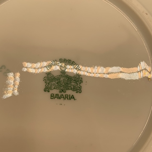 Royal Bayreuth bread plates-3 - Picture 3 of 4